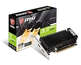 MSI NVIDIA GEFORCE GT 1030 2GHD4 LP OC Grafikkarte '2 GB GDDR4, 1518 MHz, Low Profile Design, DisplayPort, HDMI, passives lüfterloses Kühlsy