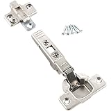 BLUM Clip top Profiltür-Scharnier | Möbelband; Eckanschlag, 2 Stück inkl. Montageplatten, Schrauben und Montageanleitung