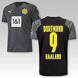 TSH7NDF Dortmund Erwachsene Trikot Away 2021/22, Größe:XL, Spielername:9 H