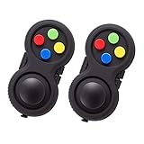 Topways® Fidget Pad Controller, Gamepad Zappeln Spielzeug Stressreduzierer Spielzeug Geschenk Retro Controller (2 Stück)