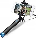 Retoo Erweiterbar Selfie Stick 78cm mit 360 Grad drehbarer, rutschfest Einbeinstativ mit Hand Griff und Griffbereich 90MM, Monopad für Self Portrait, iOS, Android, Smartphone, Teleskop Stab, B