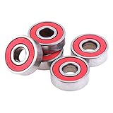 XCQ 10 stücke rot 608rs kugellager Skateboard Lager c3 hohe Speed für elektrische Motor langlebig 0325