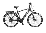 Fischer Unisex – Erwachsene Damen-E-Bike Trekking VIATOR 5.0i, grau matt, 28 Zoll, RH 44 oder 49 cm, Brose Drive C Mittelmotor 50 Nm, 36 V Akku, Rahmenhöhe 44