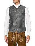 Stockerpoint Herren Weste Marc Trachtenweste, Grau (Anthrazit Anthrazit), Medium (Herstellergröße: 50)