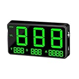 GPS Tachometer Geschwindigkeitsmesser Auto, C80 Digitales GPS-Tachometer-Display C80P Mit MPH / KMH-Geschwindigkeitsalarm Ermüdungs-Fahralarm 4,5-Zoll-LED-Bildschirm Für Alle Autos Fahrrad M