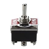 Kippschalter Schalter 20A 12V Ein/Aus/Ein Schalter ON/OFF/ON Schalter NEU