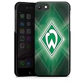 DeinDesign Hard Case kompatibel mit Apple iPhone 8 Schutzhülle schwarz Smartphone Backcover SV Werder Bremen Offizielles Lizenzprodukt Wapp