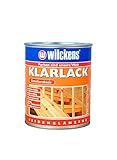 Klarlack seidenglänzend 750 ml ca. 13 qm/Liter Innen Außen Lack Decklack Wilckens Versiegelung Holz wetterbeständig