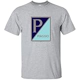 Piaggio, Vespa Scooter - G200 Ultra Cotton T-Shirt M Grey