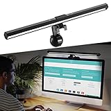 Computer Monitor Lampe, MEQLIN Led Screenbar ohne Bildschirmblendung, USB-betriebene Monitor Light Bar mit Touchpad für Büro/Daheim, Bildschirm Lampe mit einstellbarer Helligkeit/Farbtemp