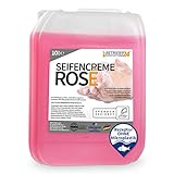 Betriebsausstattung24® 10 Liter Handwaschseife „Rosé“ | Seifencreme | Hautmilde Waschcreme | Alkalifrei |