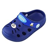 WWricotta Toddler Infant Baby Kids Girl Boys Home Slippers Cartoon Cat Floor Shoes Sandals(Dunkelblau,180)