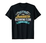 Lustige Buchhaltung Clerk Shirt Ehrfürchtig Job Beruf T-S
