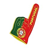 HIGH FIVE FINGERS Portugal Fahne Europameisterschaft Olympia | Schaumstoff Hand für Spiele, Stadion und Events | One Size | 44 x 22 x 2,5 cm | Portug