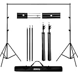 BDDFOTO Hintergrund Ständer 2 x 2M Hintergrundgestell Verstellbarer Stativ-Hintergrund Stützsystem Satz für Porträt Produkt V