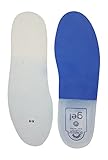 Sunbed Geleinlagen waschbar Gr.37-50 Gel Einlegesohlen, Blau, 43/44 EU