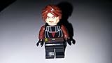 LEGO Star Wars: Anakin Skywalker (Clone) Minifigure with Blue Lightsaber by