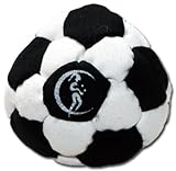 Pro Hacky Sack 32 Paneelen (Schwarz/Weiß) Profi Freestyle Footbag! Hacky Sack für Anfänger und Profis, ideal für Stände, Fänge, Verzögerungen u. Tritte!