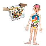 PlayMais EDULINE Large + Anatomie Puzzle Bastel-Set für Kinder ab 3 Jahren | Motorik-Spielzeug mit 6.300 PlayMais & 50 Seiten Vorlage zum Basteln | Fördert Kreativität & Feinmotorik…