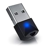 CSL - USB Bluetooth 5.0 Adapter Mini – BT V5.0 Stick Dongle – für PC Laptop - Bluetooth Empfänger und Sender für Desktop Laptop Drucker Headset Lautsprecher - kompatibel mit Windows 8.1 10
