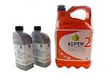 Aspen 5L 2-Takt Alkylatbenzin mit 2x1L Bio Kettenö