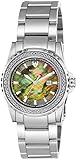 Swiss Eagle SE-6010-11 Damen-Armbanduhr, silberfarbenes Edelstahl-Armb
