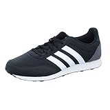 adidas Herren V Racer 2.0 Fitnessschuhe, Schwarz (Negbás/Ftwbla/Gricin 000), 44 2/3 EU