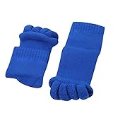 BGUK Yoga Socken Zehenspreizer-Socken für Yoga Fuß Ausrichtung Socken Halbzehensocken Hälfte Fuß Socken Toe Separator Socken Wellness Comfy Toes Socken Ausrichtung für Gym Massag