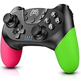 Zexrow Controller für Switch, Bluetooth Wireless Pro Controller für Switch/Switch Lite mit Vibration und Turbo Funktion Achse S