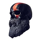 CHENXIAO Helm-Halter, Totenkopf-Helm-Rack zur Wandmontage, Motorradhelm-Display für Mäntel, Kappen, Baseballs und Rugby-H