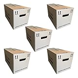 Umzugskarton 5er Pack Bücherkartons Aktenkartons 600 x 330 x 350