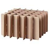 IKEA Trennwand 'OMBYTE' Trenner/Separator aus stabiler Well-Pappe in 33x30x16,5cm - erweiterbar - für Umzugs-Kartons Verpackungen, Boxen, Körb