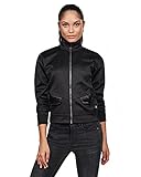 G-STAR RAW Damen Jacke Hybrid Fyx Biker Tracktop, Schwarz (Dk Black B694-6484), S