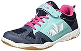 Lico Sport VS Mädchen Hallenturnschuh, Marine/ Türkis/ Pink, 32 EU