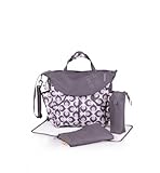 okiedog SUMO 34002 Wickeltasche/Wickelrucksack inkl. Zubehör DAMASK, weiß/g