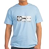 CafePress - Code.Png - T-Shirt aus 100% Baumwolle Gr. M, hellb