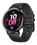 HUAWEI Watch GT 2 Smartwatch (42 mm Full-Color-AMOLED Touchscreen, SpO2-Monitoring, Herzfrequenzmessung, Musik Wiedergabe, 5ATM wasserdicht, GPS) Night Black