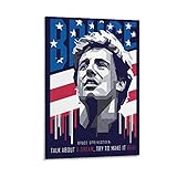 Bruce Springsteen Poster, dekoratives Gemälde, Leinwand, Wandkunst, Wohnzimmer, Poster, Schlafzimmer, Malerei, 20 x 30