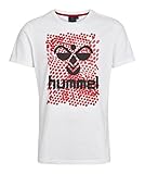 Hummel Herren T-Shirt Hexagon SS Tee, White/Black, M, 09-875-9124