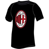 PUMA Kinder AC Milan Logo T-Shirt (7-14 Jahre) 2019/20 - Farbe - Schwarz, Größen - 11/12