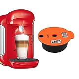 60/180 ml Kaffee-Kapseltasse für Tassimo Wiederverwendbarer Kunststoff-Filterkorb Pod Kaffeemaschine Haushalt Küche Gadgets (Größe : 60 ml)