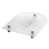 perfk Schmucklagerungsfach Acrylschale Transparente Platte Dekorative Tablett Schmuck Parfüm Organizer, Dessert Servierplatte für Kosmetische Kommode, Badez - 26x2 0x3,5