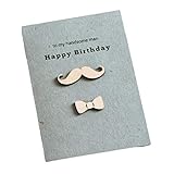 Weihnachtskarte mit Holzverzierung, Aufschrift 'Return to The Ancients'