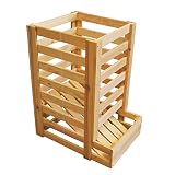 Kartoffelkiste Obstkiste Lebensmittelkiste Kiste aus Holz Holzkiste für Bälle Früchte Obst Futtermittel Unbehandelt Aufbewahrungskiste Allzweckkiste Lagerk
