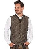 Stockerpoint Herren Weste Pepe Trachtenweste, Braun (Braun Braun), Large (Herstellergröße: 52)