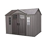 LIFETIME Kunfststoff-Gartenhaus Gerätehaus Gartenschuppen Saturn 3x2,4 m 305x244