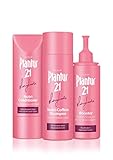 Plantur 21#langehaare Set: Nutri-Coffein-Shampoo, 200 ml + Booster, 125 ml + Nutri-Conditioner, 175 ml - verbessert das Haarwachstum und versorgt das Haar mit Coffein und Mik