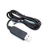 ZRYYD PL2303 PL2303HX USB an UART TTL-Kabelmodul 4P 4 Pin RS232-Konverter Seriennier-Support Linux Mac Win7 (Color : PL2303HX Cable)