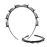 Tomedeks Haarnadel Stirnband, Doppelknall Haarnadel, geeignet für Hochzeiten, Tänze, Partys, Paare, tägliche Aktivitäten (1 schwarz)