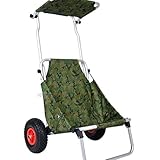 showyow Trolley Creative Folding Tragbarer Einkaufswagen Faltbarer tragbarer Handwagen Outdoor-Fotowagen Kleiner Anhänger Angelwag